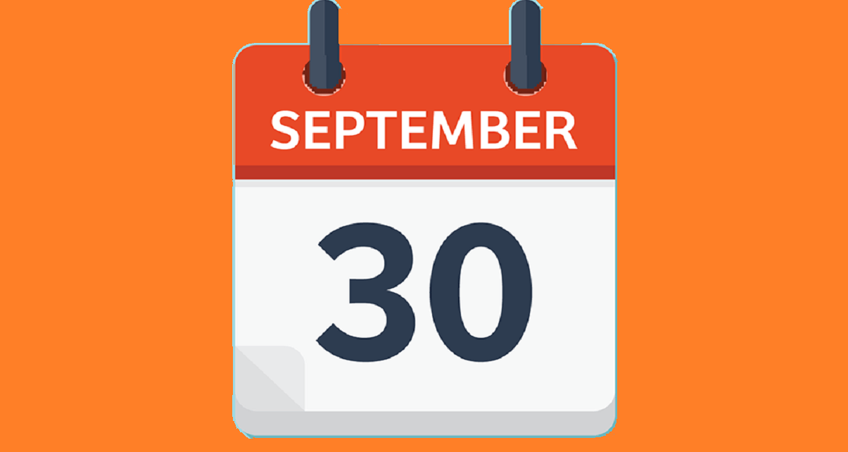 Sept. 30 calendar